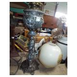 EARLY BANQUET LAMP AND SHADE EARLY BANQUET LAMP AND SHADE