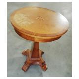 SMALL ROUND INLAID TABLE