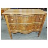 SERPENTINE FRONT 2 DRAWER WASHSTAND