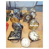 ASSORTED EARLY ALARM CLOCKS