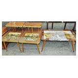 MID CENTURY COFFEE AND END TABLES MID CENTURY COFFEE AND END TABLES