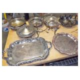 ASSORTED SILVERPLATE ITEMS