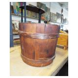 EARLY WOOD BAND BUCKET