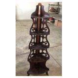 FLOOR STANDING CORNER KNIC-KNAC SHELF FLOOR STANDING CORNER KNIC-KNAC SHELF