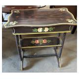 FLOWER DECORATED JENNY LINK WASHSTAND FLOWER DECORATED JENNY LINK WASHSTAND