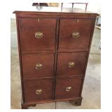 4 DRAWER MAHOGANY CHEST