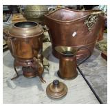 ASSORTED BRASS AND COPPER ITEMS