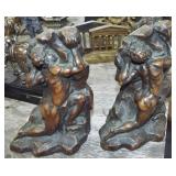 FIGURE BOOKENDS FIGURE BOOKENDS