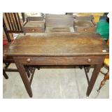 MISSION STYLE OPEN OAK DESK MISSION STYLE OPEN OAK DESK