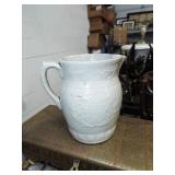 DECORATED CHINA PITCHER