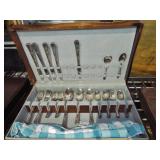 SILVERPLATE FLATWARE IN CASE SILVERPLATE FLATWARE IN CASE
