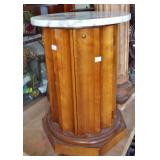 MARBLE TOP COMODE STAND MARBLE TOP COMODE STAND