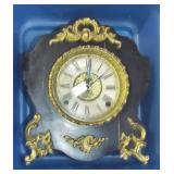 MANTLE CLOCK ORMOLU DECORATION