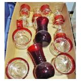 KINGS CROWN RUBY GLASS KINGS CROWN RUBY GLASS