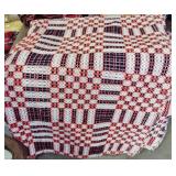 EARLY WOVEN COVERLET EARLY WOVEN COVERLET