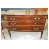 HEPPLEWHITE STYLE 3 DRAWER CHEST HEPPLEWHITE STYLE 3 DRAWER CHEST
