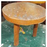 FOLKART WOOD STOOL