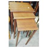 TAPERED LEG NESTING TABLES