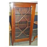 SHERATON STYLE CABINET WITH LATTICE DOOR