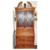 FANCY DROP FRONT BOOKCASE DESK