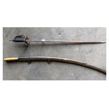 SABRE AND SCABBARD SABRE AND SCABBARD