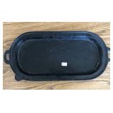 CAST IRON OVAL GRIDDLE CAST IRON OVAL GRIDDLE