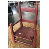 SALMON PAINTED CHILD CHAIR