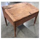 TAPERED LEG EARLY SLANT TOP DESK