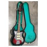 SOLID BODY ELECTRIC QUITAR AND CASE