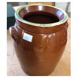 STONEWARE CROCK CHURN BASE