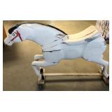 WOOD CARVED HORSE WOOD CARVED HORSE