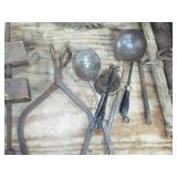 ladles ice tongs and tools