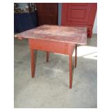 early tapered leg work table