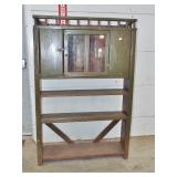 early gallery top bucket bench pie safe