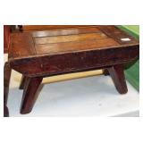 small wood foot stool