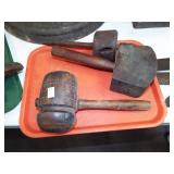 3 early caulking mallets 3 early caulking mallets