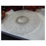 serving plate with sterling base