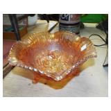 carnival glass bowl carnival glass bowl
