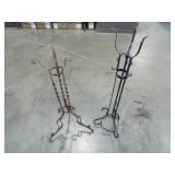 wrought iron fern stands