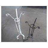 wrought iron fern stands