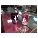 Mary Gregory glass Mary Gregory glass