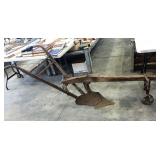 EARLY SINGLE BOTTOM HORSE DRAWN PLOW