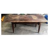 EARLY TAPERED LEG FARM TABLE