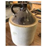 BROWN OVER WHITE JUG