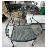 FANCY METAL PATIO CHAIR