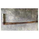 OLD 2 MAND CROSS CUT SAW