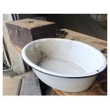 WHITE AGATE WASH BASIN