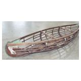 OLD CANOE SKELETON FRAME WORK OLD CANOE SKELETON FRAME WORK