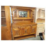 VERY FANCY CARVED FRONT SIDEBOARD