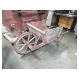 EARLY WHEEL BARROW WITH WOOD WHEEL EARLY WHEEL BARROW WITH WOOD WHEEL